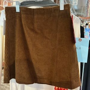 Wilfred corduroy a-line mini skirt
